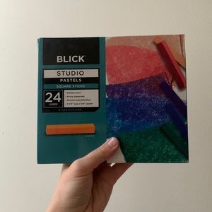 Blick Pastels + prismacolor pencils